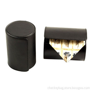 Leather Tie Case, Nylon Lining